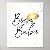 Boss Babe Poster (Vorne)