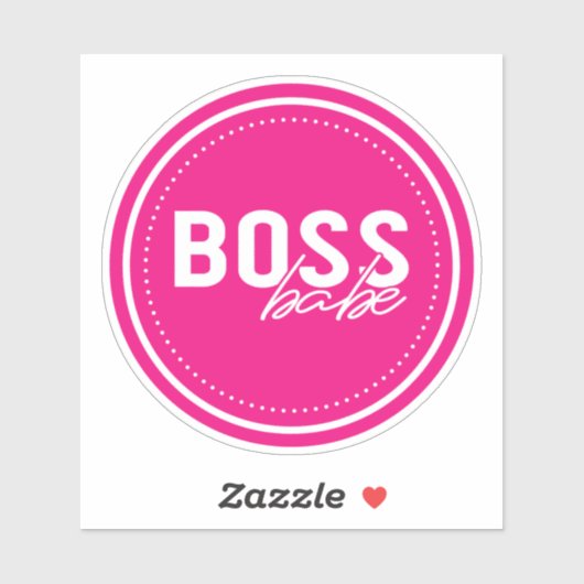 Boss Babe Sticker (Blatt)