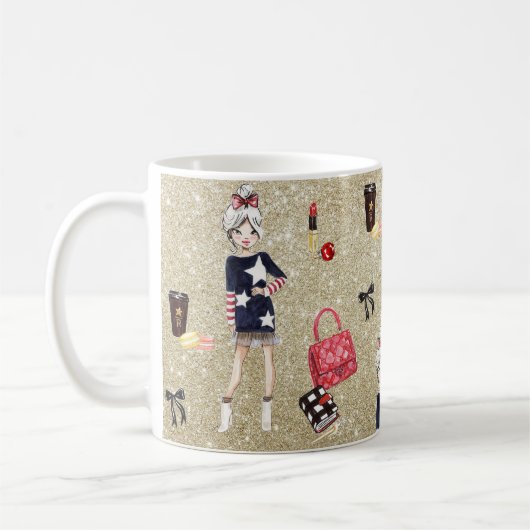 Boss-Babe-Tasse Kaffeetasse (Links)