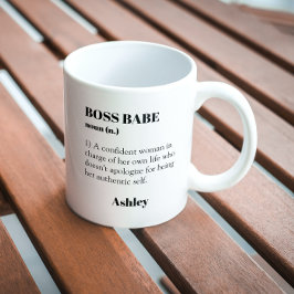 BOSS BABE Unabhängige Frau Inspiration Tasse