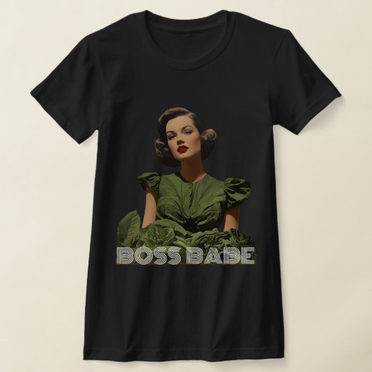 BOSS BABE Vintager T - Shirt (Ablage )