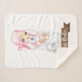 Boss Babe wirft Sherpa-Decke für gemütliche Zuhaus Sherpadecke (Vorderseite (Horizontal))