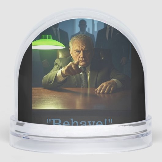 Boss benehmen Schneeglocke Schneekugeln (Vorderseite)