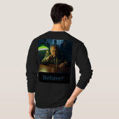Boss benehmen sich Männer schwarzer, langärmeliger T-Shirt (Schwarz voll)