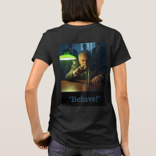 Boss benehmen sich weibliche schwarze T - Shirt zu