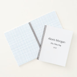 Boss bewegt den Tagesplaner Notizblock