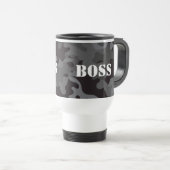 Boss Black Camouflage Beverage Reisecoffee Mug Reisebecher (VorderseiteRechts)