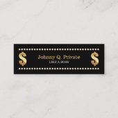 Boss Bling VIP Mini Visitenkarte (Vorderseite)