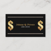 Boss Bling VIP Visitenkarte (Vorderseite)