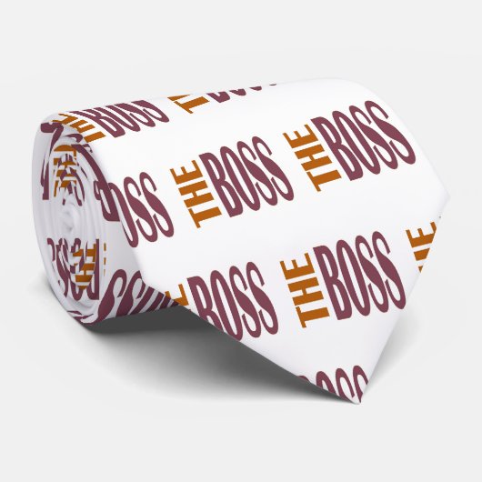 BOSS - Bodtypografie Krawatte (Gerollt)