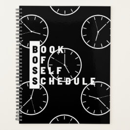 Boss Book of Self Schedule Calendar Planner Planer
