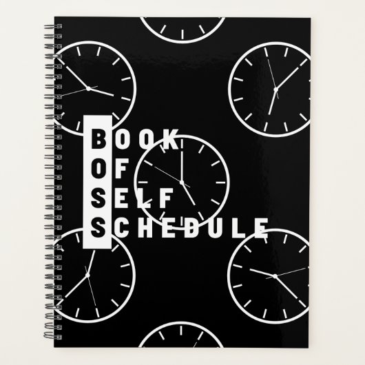 Boss Book of Self Schedule Calendar Planner Planer (Vorderseite)