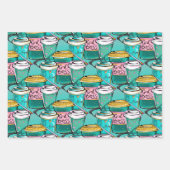 BOSS Boss Lady Boss Word Text Design Geschenkpapier Set (Vorderseite 2)