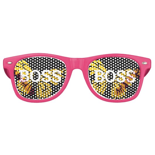 BOSS BOSS Retro Shades / Fun Party Sonnenbrille (Vorderseite)