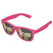 BOSS BOSS Retro Shades / Fun Party Sonnenbrille (Schrägansicht)