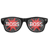 BOSS BOSS Retro Shades / Fun Party Sonnenbrille (Vorderseite)