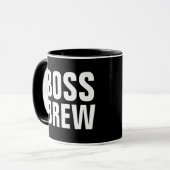 BOSS BREW Kaffeemübel Tasse (Vorderseite Links)