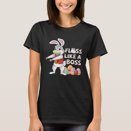 Boss Bunny Rabbi  Easter Day T-Shirt (Vorderseite)