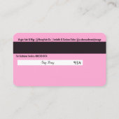 Boss Card Visitenkarte (Rückseite)