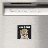 BOSS CAT GEBURTSTAG MAGNETS MAGNET (In Situ (Geschirrspüler))