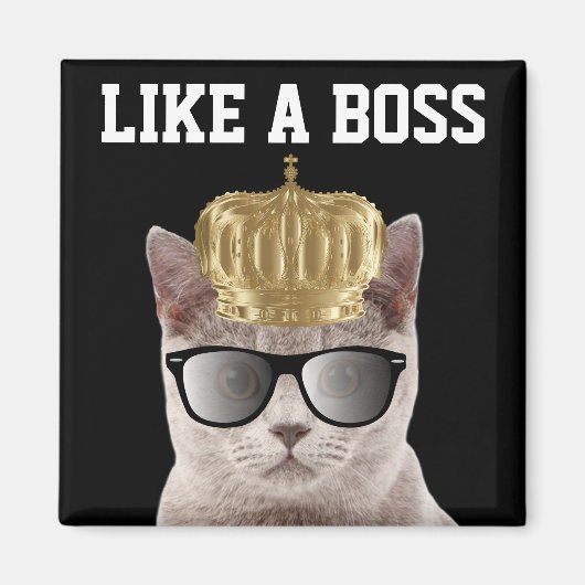 BOSS CAT GEBURTSTAG MAGNETS MAGNET (Vorne)