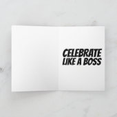 BOSS CAT-GEBURTSTAGSKARTEN KARTE (Innenseite)