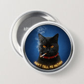 Boss Cat großes Abzeichen Button (Vorne & Hinten)