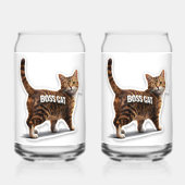 Boss cat winking tabby bear can dosenglas (Rückseite)