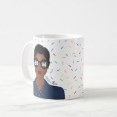 Boss Celebration Name Afriamerikanisch Kaffeetasse (Vorderseite Links)