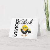 Boss Chick Karte (Vorderseite)