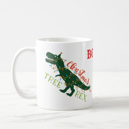 BOSS Christmas T-REX Kaffeetasse (Links)