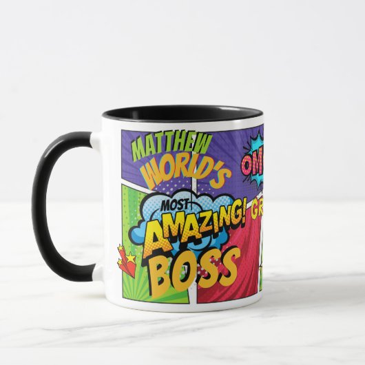 BOSS - COMIC SUPERHERO WORLD AM BESTEN OTT TASSE (Links)