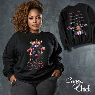 Boss Curves (für Black Hoodie) Sweatshirt