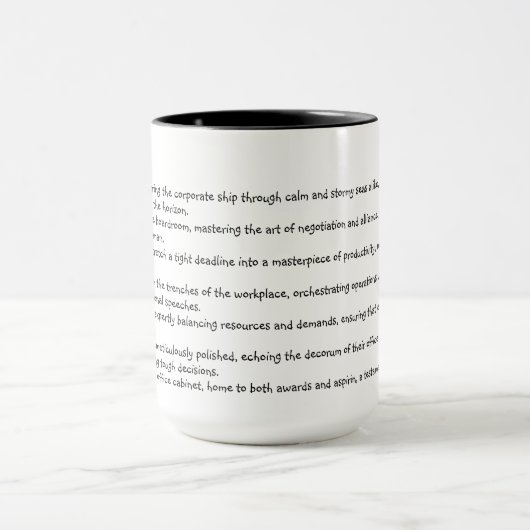 Boss Custom-Tasse Tasse (Zentrum)