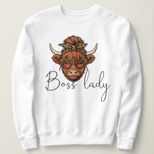 Boss-Dame-Sweatshirt Sweatshirt (Design vorne)