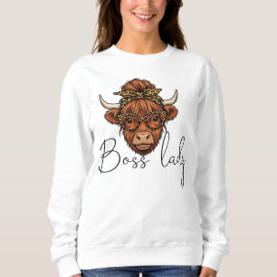 Boss-Dame-Sweatshirt Sweatshirt