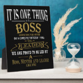 Boss DANK SIE BOSS "phantastischer Chef Fotoplatte (Seite)