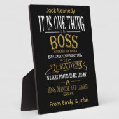 Boss DANK SIE BOSS "phantastischer Chef Fotoplatte (Seite)