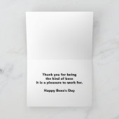 Boss Day Card — Danke (Innenseite)
