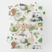 Boss Day für Golfer Geschenkpapier Set (Beispiel)