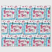Boss Day Geschenkpapier (Flach)