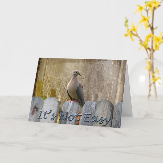 Boss Day Liebe Dove Karte (Gelbe Blume)