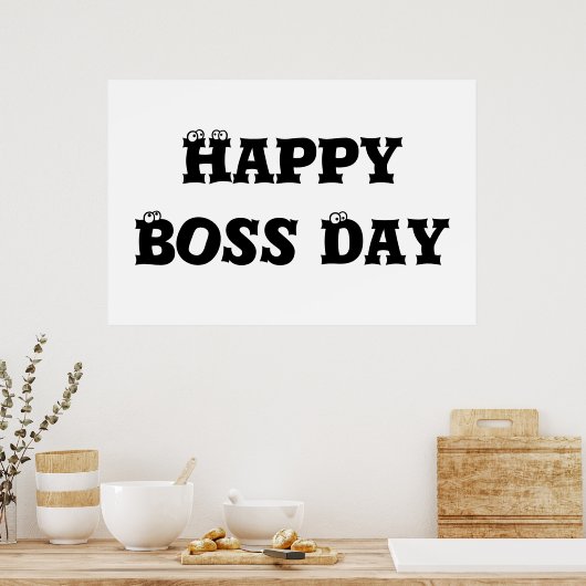 Boss Day Poster (Küche)