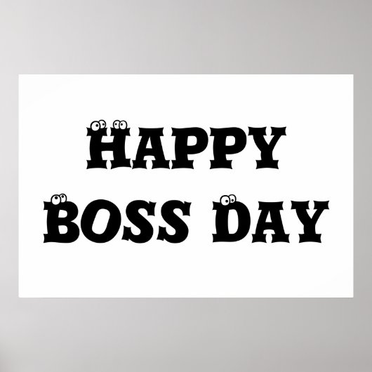 Boss Day Poster (Vorne)