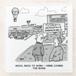 Boss der Luft- und Raumfahrtindustrie - Reise durc Glasuntersetzer