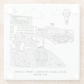 Boss der Luft- und Raumfahrtindustrie - Reise durc Glasuntersetzer (Rückseite)