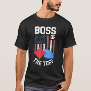 Boss des Toss Funny Cornhole Geschenke für Männer  T-Shirt