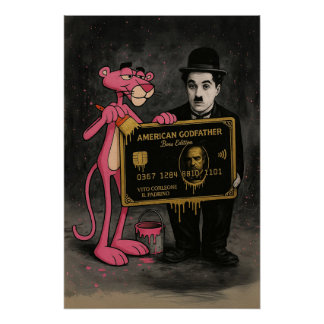 Boss Edition in Black & Pink Poster