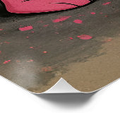 Boss Edition in Black & Pink Poster (Ecke)