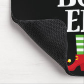 Boss Elf Family Matching Christmas Group Elf Pajam Mousepad (Ecke)